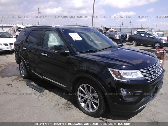 1FM5K7F80GGA71315 - 2016 FORD EXPLORER LIMITED 黑色 照片 1