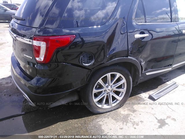 1FM5K7F80GGA71315 - 2016 FORD EXPLORER LIMITED 黑色 照片 6