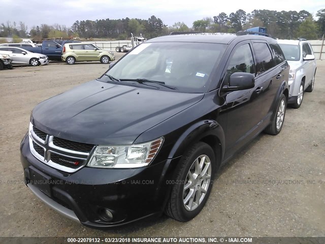 3C4PDCBG8DT589242 - 2013 DODGE JOURNEY SXT GRAY photo 2