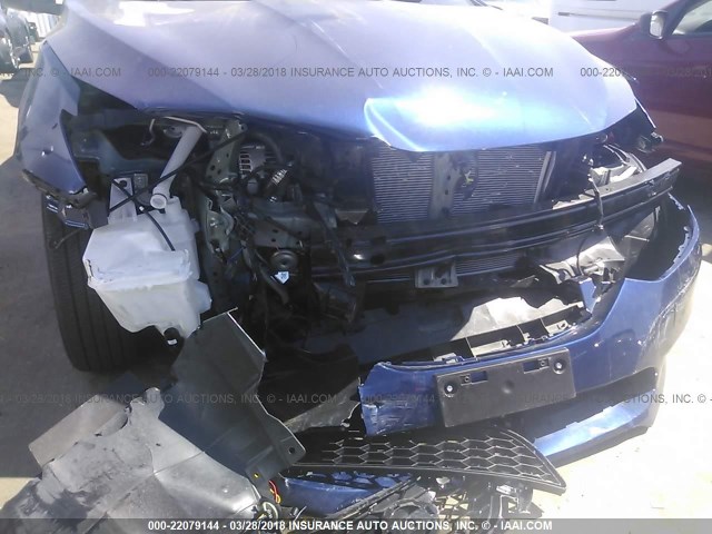 3N1AB7AP9HY357409 - 2017 NISSAN SENTRA S/SV/SR/SL BLUE photo 6