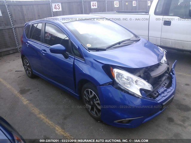 3N1CE2CP3FL446810 - 2015 NISSAN VERSA NOTE S/S PLUS/SV/SL/SR BLUE photo 1