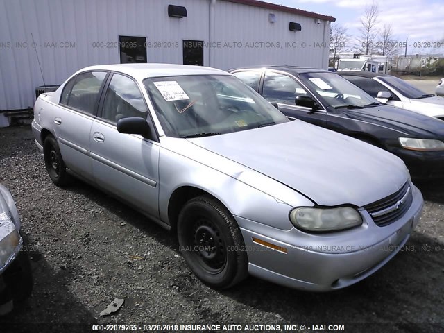 1G1ND52J63M519217 - 2003 CHEVROLET MALIBU SILVER photo 1