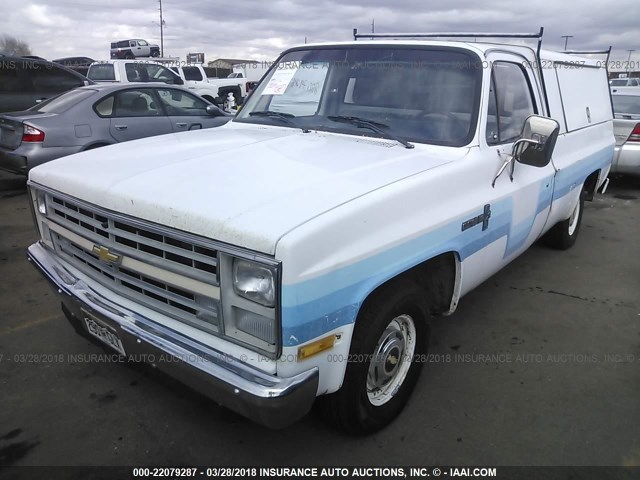 1GCCR14Z9HS144468 - 1987 CHEVROLET R10 WHITE photo 2