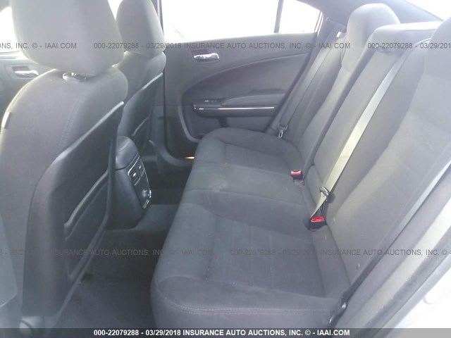 2C3CDXBG8EH226217 - 2014 DODGE CHARGER SE GRAY photo 8