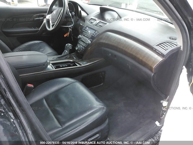 2HNYD2H45BH527132 - 2011 ACURA MDX TECHNOLOGY BLACK photo 5