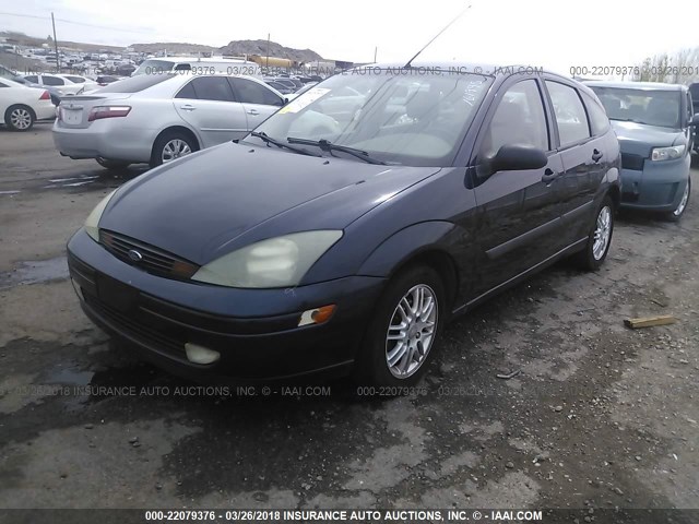 3FAFP37333R107402 - 2003 FORD FOCUS ZX5 Dark Blue photo 2