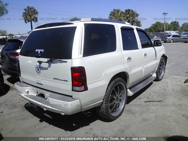 1GYEC63T65R125569 - 2005 CADILLAC ESCALADE LUXURY WHITE photo 4