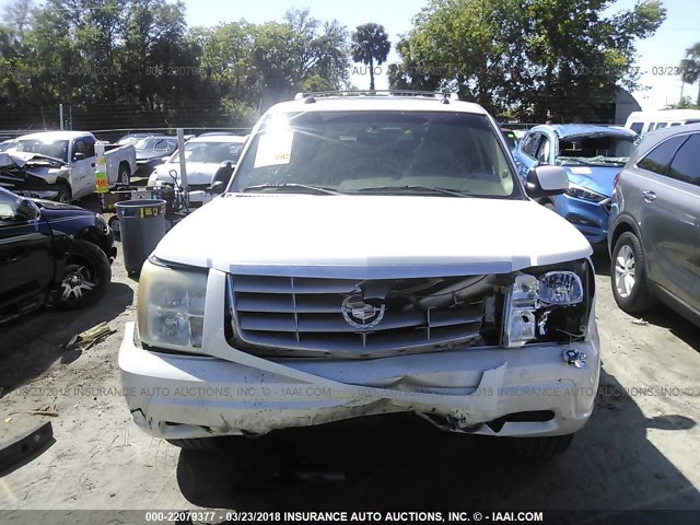 1GYEC63T65R125569 - 2005 CADILLAC ESCALADE LUXURY WHITE photo 6