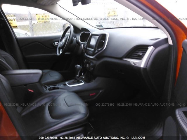 1C4PJMBS0FW604199 - 2015 JEEP CHEROKEE TRAILHAWK 橙色 照片 5