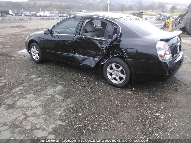 1N4AL11D76N394505 - 2006 NISSAN ALTIMA S/SL BLACK photo 3