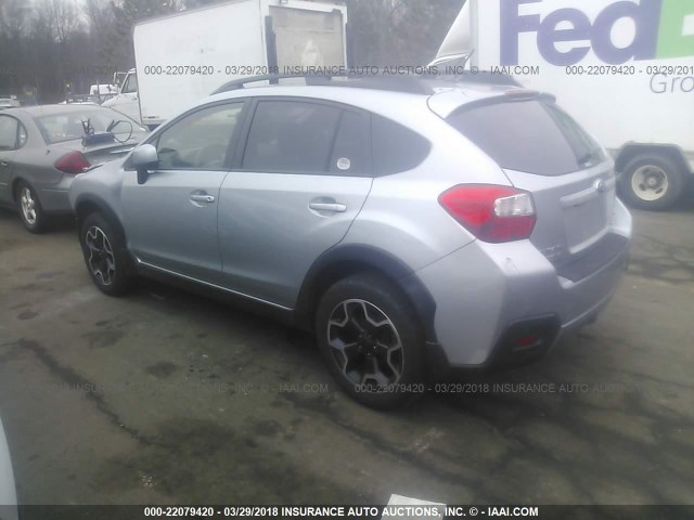 JF2GPAGC1D2881660 - 2013 SUBARU XV CROSSTREK 2.0 LIMITED SILVER photo 3