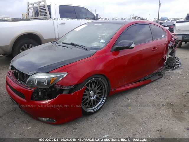 JTKDE177250055190 - 2005 TOYOTA SCION TC 红色 照片 2