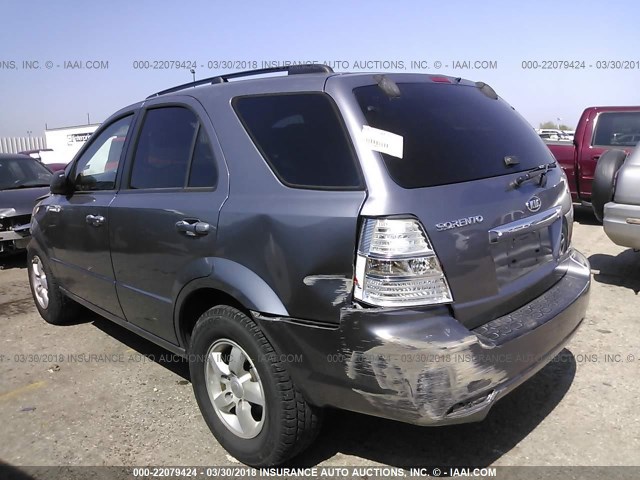 KNDJD735285850476 - 2008 KIA SORENTO EX/LX GRAY photo 3