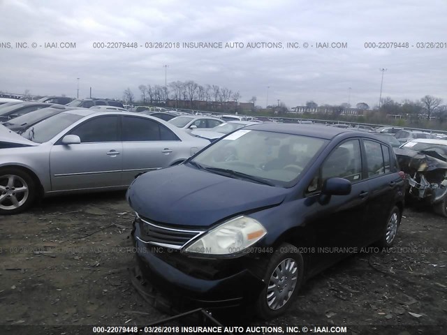 3N1BC13E29L355171 - 2009 NISSAN VERSA S/SL BLUE photo 2