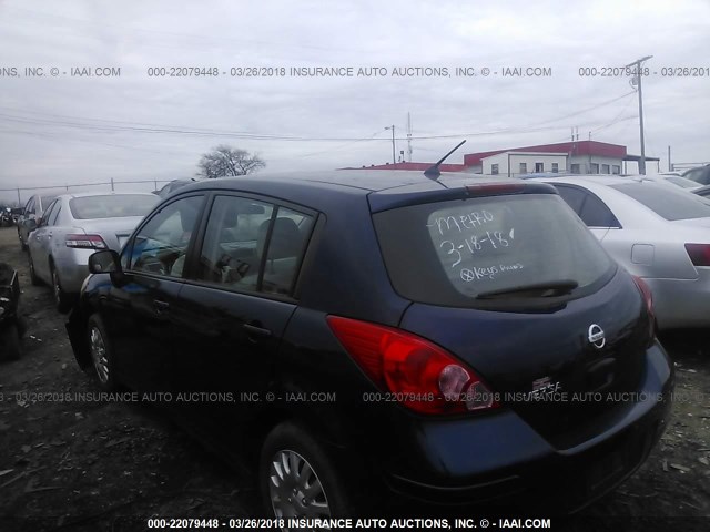 3N1BC13E29L355171 - 2009 NISSAN VERSA S/SL BLUE photo 3