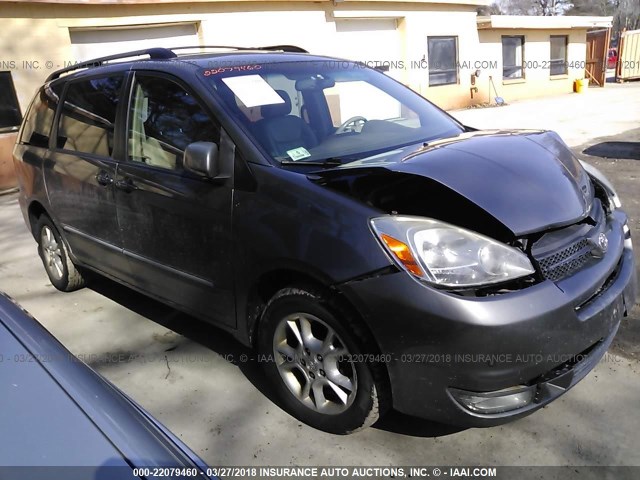 5TDBA22C95S050683 - 2005 TOYOTA SIENNA XLE/XLE LIMITED GRAY photo 1