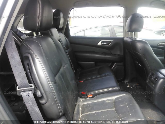 5N1AR2MN4DC606591 - 2013 NISSAN PATHFINDER S/SV/SL/PLATINUM 灰色 照片 8