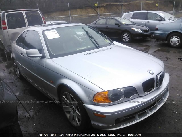 WBABN334X1JW58279 - 2001 BMW 325 CI SILVER photo 1