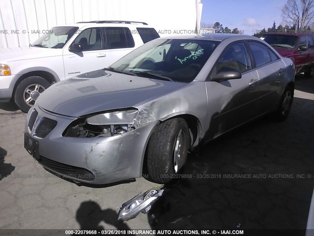 1G2ZF58B774254160 - 2007 PONTIAC G6 VALUE LEADER/BASE SILVER photo 2