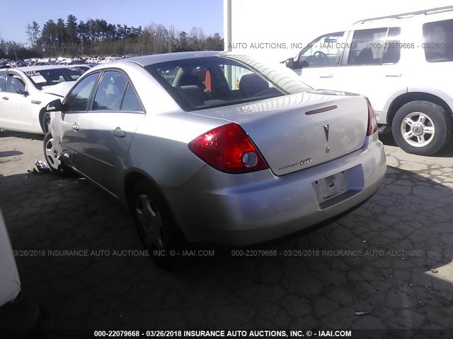 1G2ZF58B774254160 - 2007 PONTIAC G6 VALUE LEADER/BASE SILVER photo 3