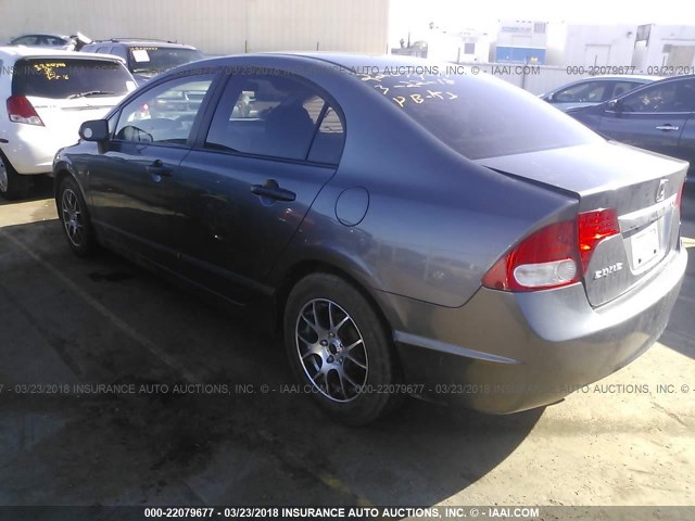 19XFA1F39AE016558 - 2010 HONDA CIVIC VP GRAY photo 3