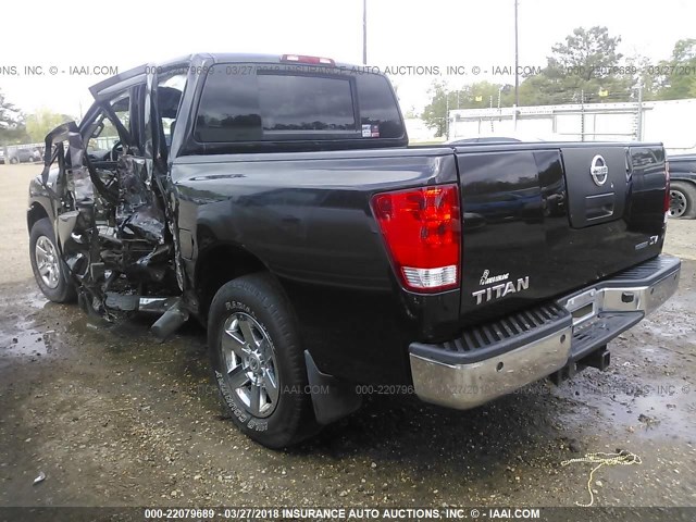 1N6BA0ED8CN305252 - 2012 NISSAN TITAN S/SV/SL/PRO-4X BLACK photo 3