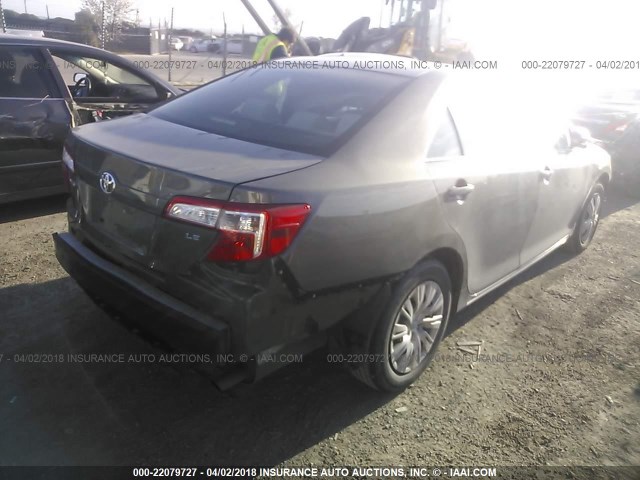 4T4BF1FKXER379063 - 2014 TOYOTA CAMRY L/SE/LE/XLE 灰色 照片 4