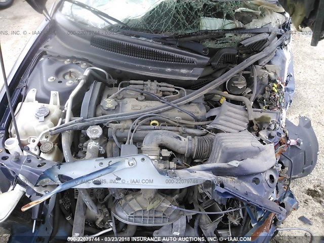 1B3EL46X65N679583 - 2005 DODGE STRATUS SXT BLUE photo 10