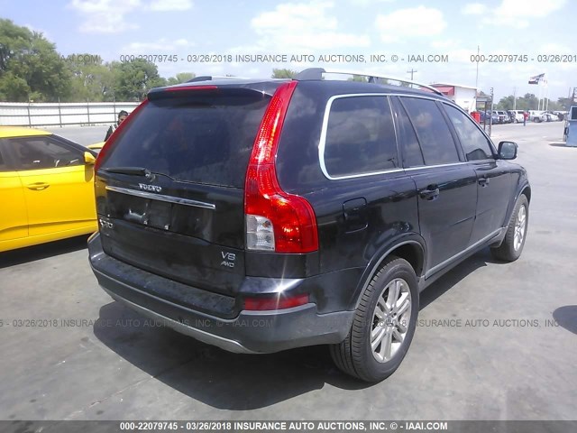 YV4CZ852471370736 - 2007 VOLVO XC90 V8 BLACK photo 4