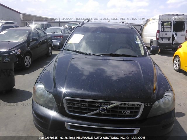 YV4CZ852471370736 - 2007 VOLVO XC90 V8 BLACK photo 6