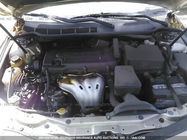 4T1BE46K49U326637 - 2009 TOYOTA CAMRY SE/LE/XLE ოქროსფერი ფოტო 10