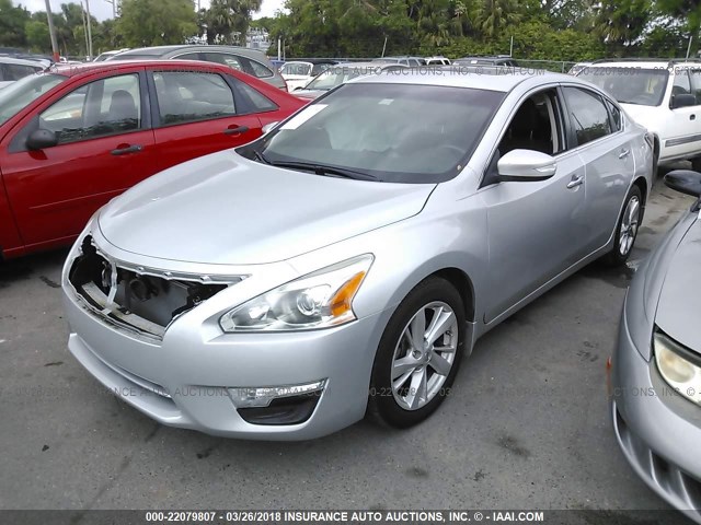 1N4AL3AP9FC215785 - 2015 NISSAN ALTIMA 2.5/S/SV/SL SILVER photo 2