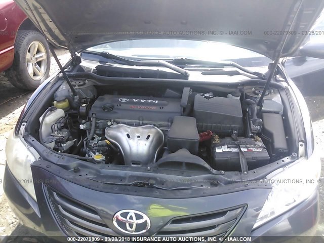 4T1BE46K59U801762 - 2009 TOYOTA CAMRY SE/LE/XLE GRAY photo 10