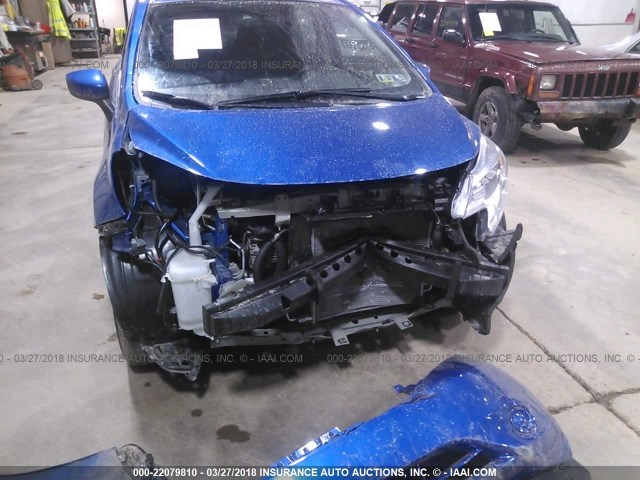 3N1CE2CP1FL397381 - 2015 NISSAN VERSA NOTE S/S PLUS/SV/SL/SR BLUE photo 6