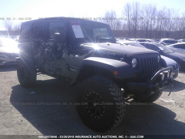 1C4HJWFG8DL503240 - 2013 JEEP WRANGLER UNLIMITE RUBICON BLACK photo 1