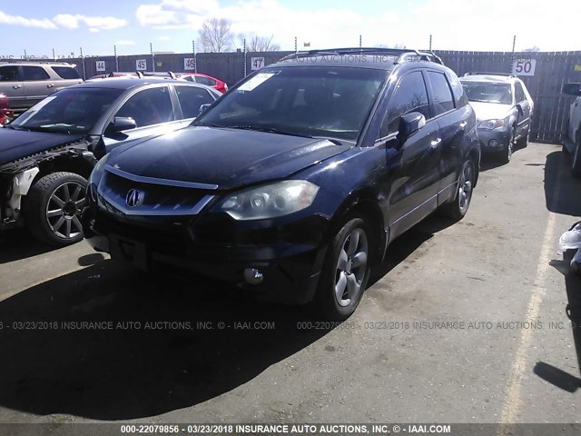 5J8TB182X7A013962 - 2007 ACURA RDX BLACK photo 2