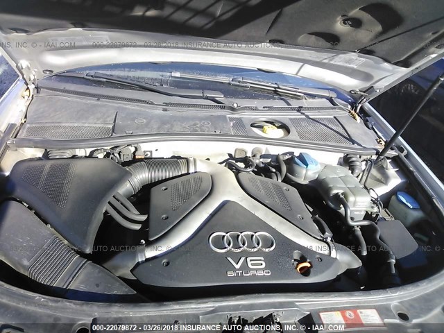 WAULD64B12N094358 - 2002 AUDI A6 2.7T QUATTRO SILVER photo 10