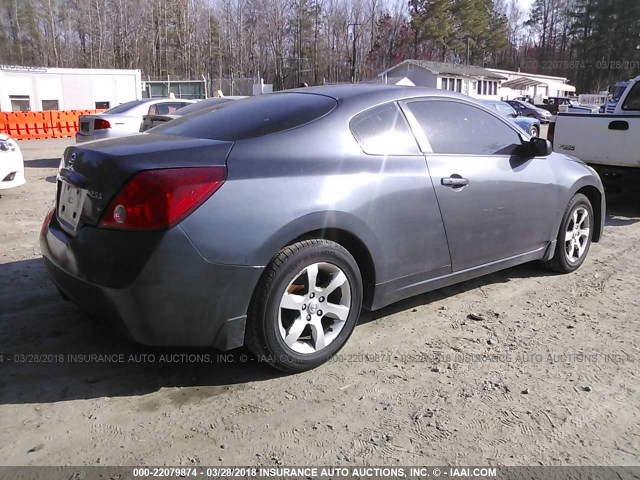 1N4AL24E08C277311 - 2008 NISSAN ALTIMA 2.5S GRAY photo 4