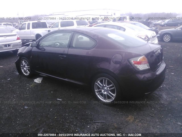 JTKDE167880225509 - 2008 TOYOTA SCION TC 紫色 照片 3