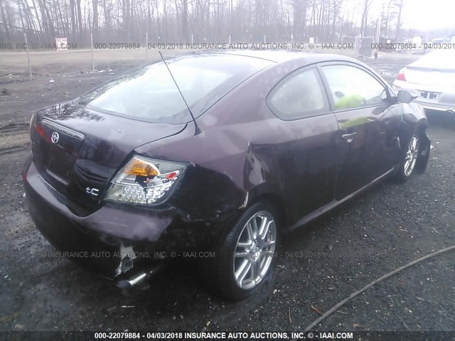 JTKDE167880225509 - 2008 TOYOTA SCION TC 紫色 照片 4