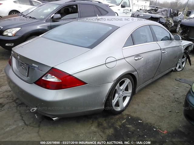 WDDDJ72X47A084190 - 2007 MERCEDES-BENZ CLS 550 TAN photo 4