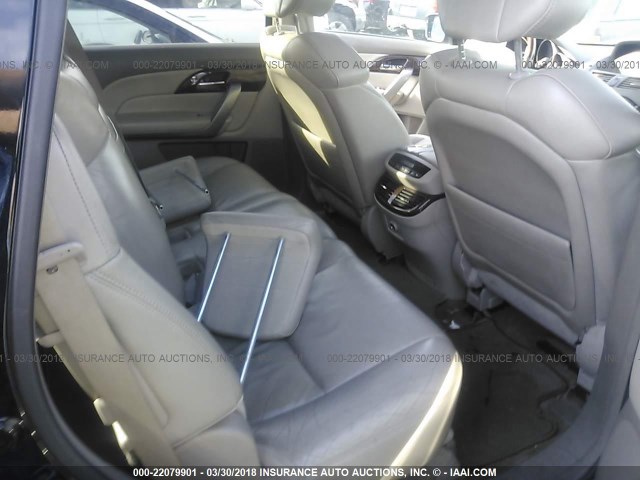 2HNYD2H62AH532627 - 2010 ACURA MDX TECHNOLOGY BLACK photo 8