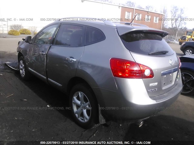 JN8AS5MV4BW662220 - 2011 NISSAN ROGUE S/SV/KROM GRAY photo 3