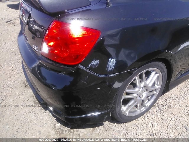 JTKDE177060119938 - 2006 TOYOTA SCION TC 黑色 照片 6