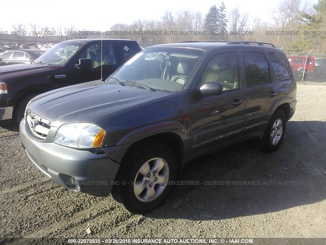 4F2YU08192KM19007 - 2002 MAZDA TRIBUTE LX/ES 灰色 照片 2