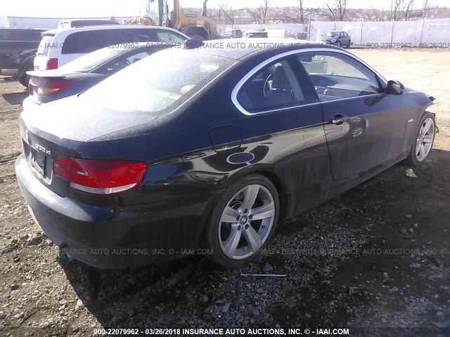 WBAWC73578E065389 - 2008 BMW 335 XI BLACK photo 4