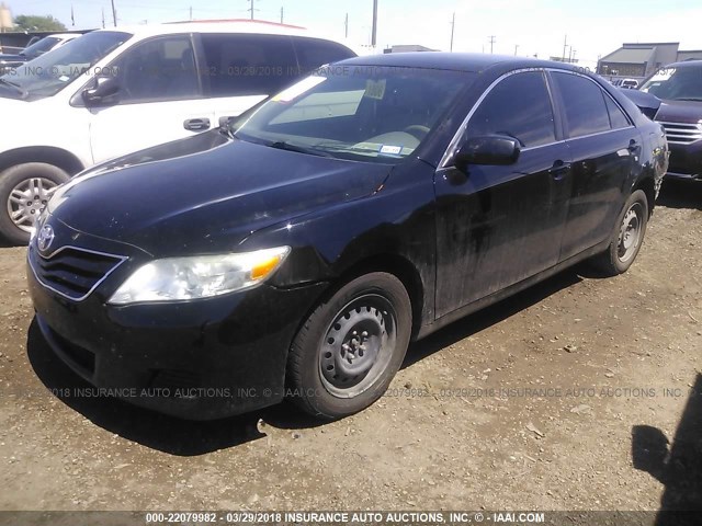 4T4BF3EK9BR200567 - 2011 TOYOTA CAMRY SE/LE/XLE შავი ფოტო 2