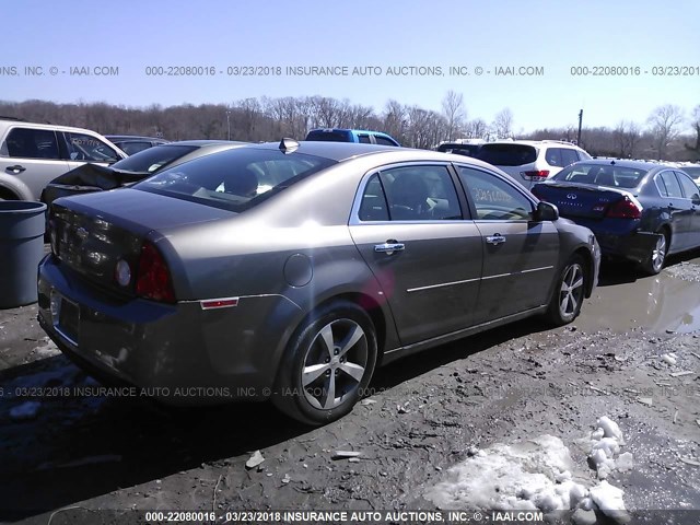 1G1ZC5EU9CF127864 - 2012 CHEVROLET MALIBU 1LT 香槟色 照片 4