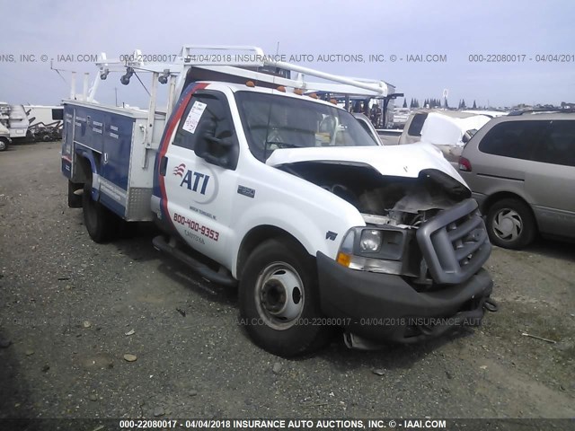 1FDWF36S33ED74494 - 2003 FORD F350 SUPER DUTY WHITE photo 1