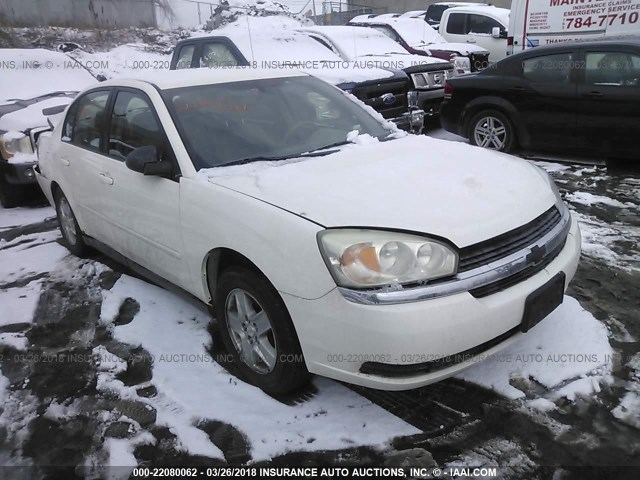 1G1ZT54805F216083 - 2005 CHEVROLET MALIBU LS 白色 照片 1